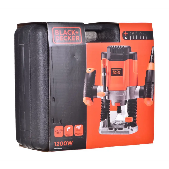 Black & Decker KW1200EKA-QS фреза за плочки 1200 W