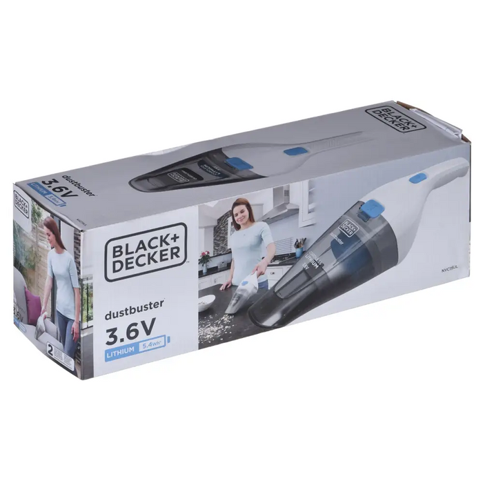 Black & Decker NVC115JL ръчна прахосмукачка сива бяла