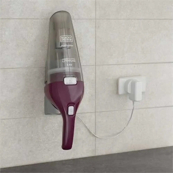 Black & Decker NVC115W ръчна прахосмукачка сива лилава