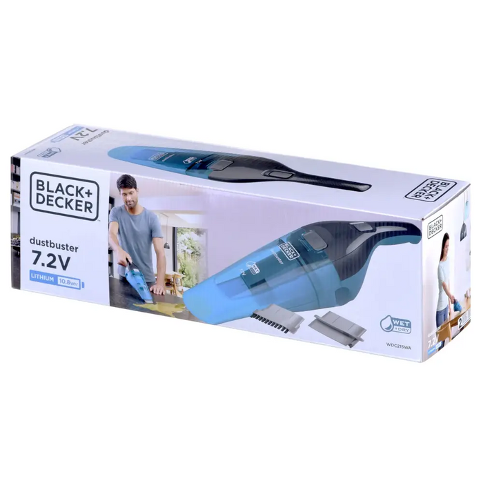 Black & Decker WDC215WA ръчна прахосмукачка синя титаниева