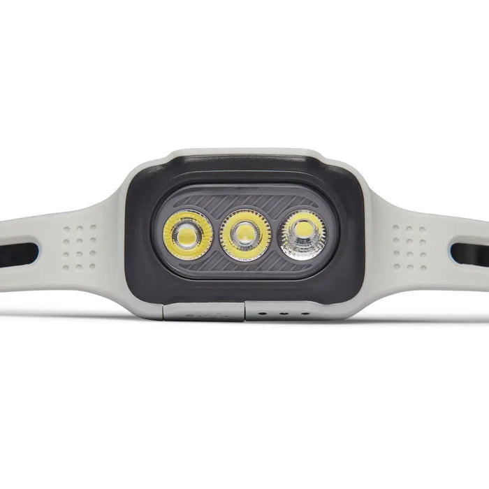 Black Diamond Deploy 325 черно бяло LED фенерче с лента