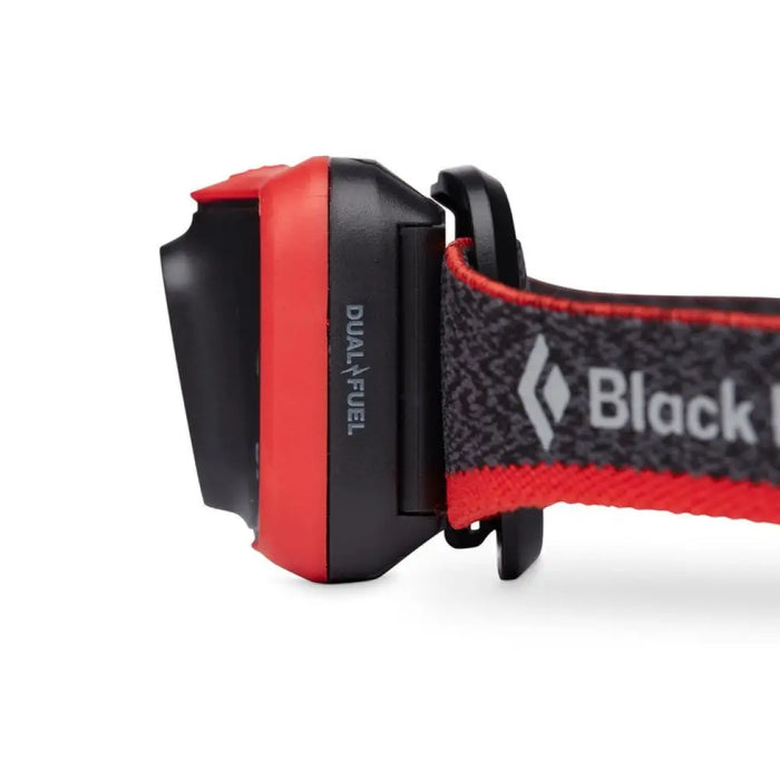 Black Diamond Spot 400 Черно червено LED фенерче с лента