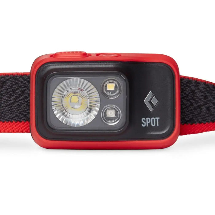 Black Diamond Spot 400 Черно червено LED фенерче с лента