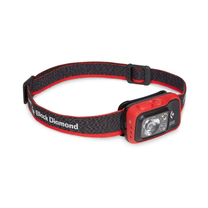 Black Diamond Spot 400 Черно червено LED фенерче с лента