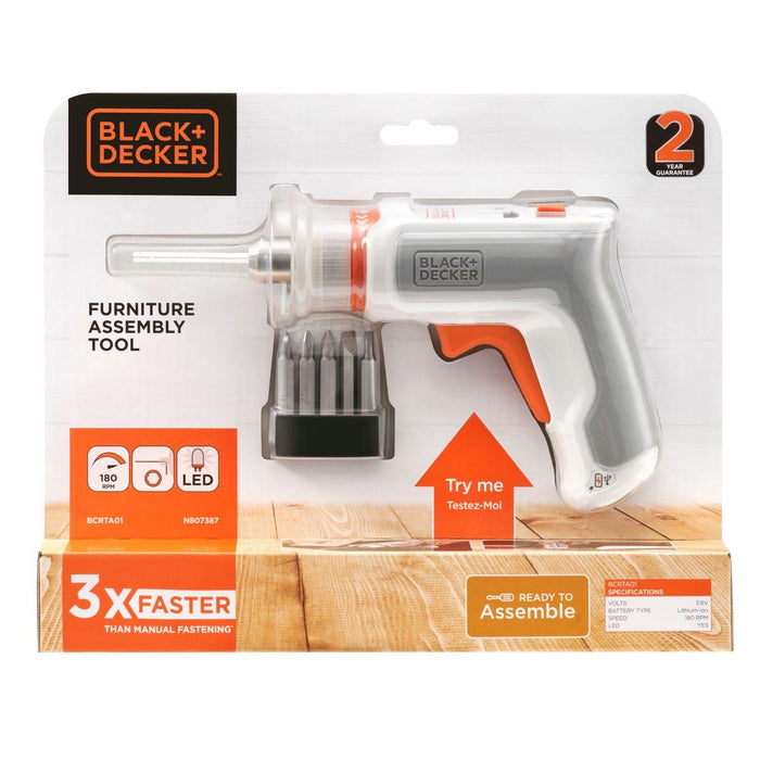 АКУМУЛАТОРНА ОТВЕРТКА 3.6V BLACK&DECKER