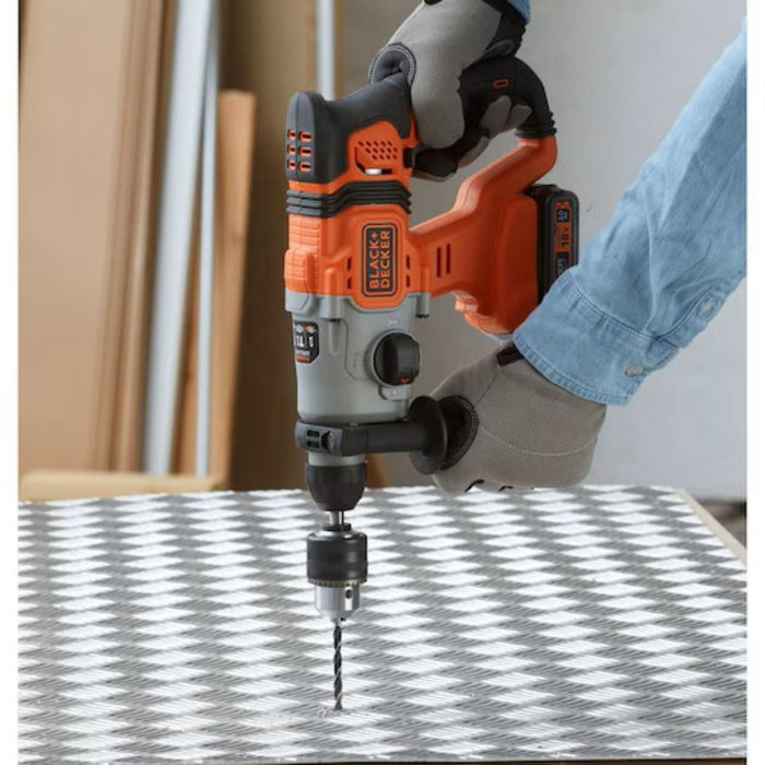 АКУМУЛАТОРЕН ПЕРФОРАТОР 18V BLACK&DECKER