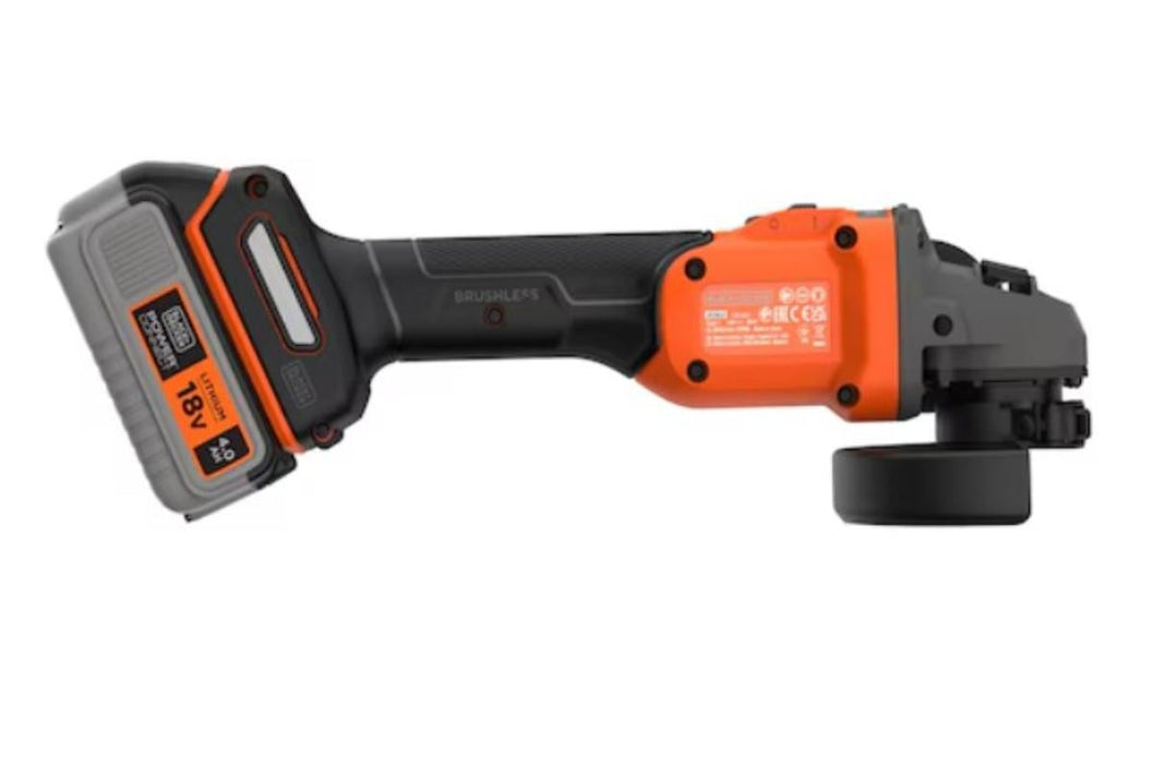 АКУМУЛАТОРЕН ЪГЛОШЛАЙФ 115ММ B&D