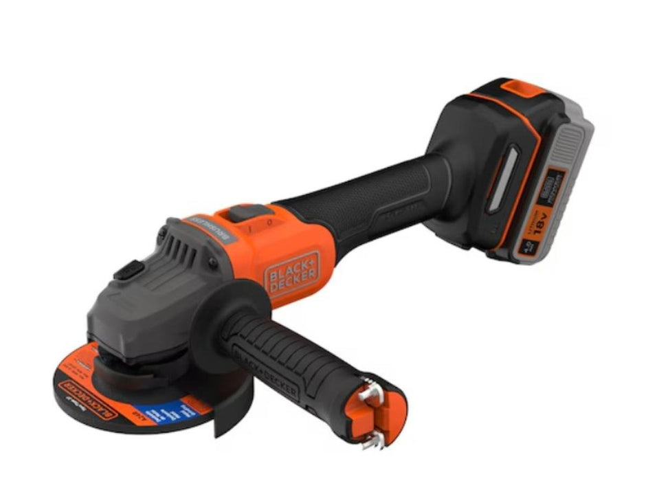 АКУМУЛАТОРЕН ЪГЛОШЛАЙФ 115ММ B&D