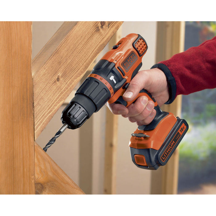 АКУМУЛАТОРНА УДАРНА БОРМАШИНА BLACK&DECKER BDCH188N-XJ 18 V, 38.00 nm, БЕЗ БАТЕРИЯ И ЗАРЯДНО