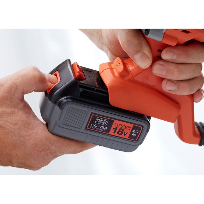 АКУМУЛАТОРЕН БЕЗЧЕТКОВ ПЕРФОРАТОР BLACK&DECKER BCD900M1K-QW 18 V, 1.20 J, SDS PLUS, БРОЙ БАТЕРИИ 1, 4.00 Ah, КУФАР