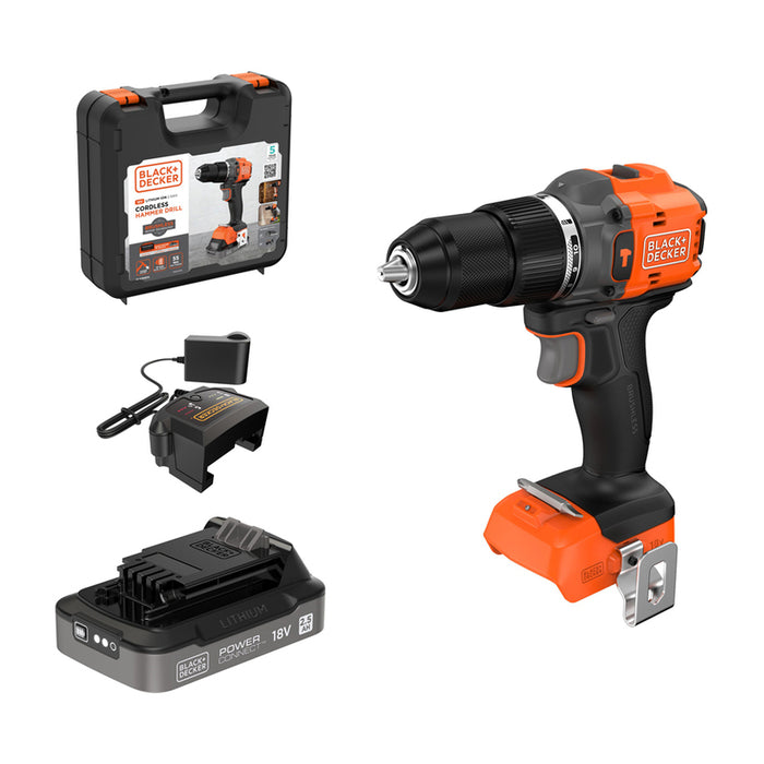 АКУМУЛАТОРНА БЕЗЧЕТКОВА BLACK&DECKER BLD783E1K-QW