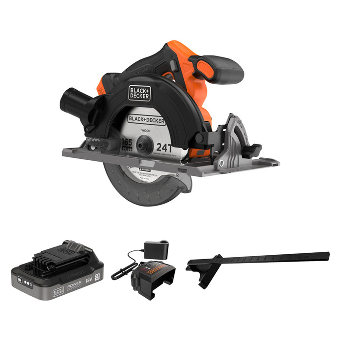 АКУМУЛАТОРЕН БЕЗЧЕТКОВ РЪЧЕН ЦИРКУЛЯР BLACK&DECKER BLCCS78E1-QW