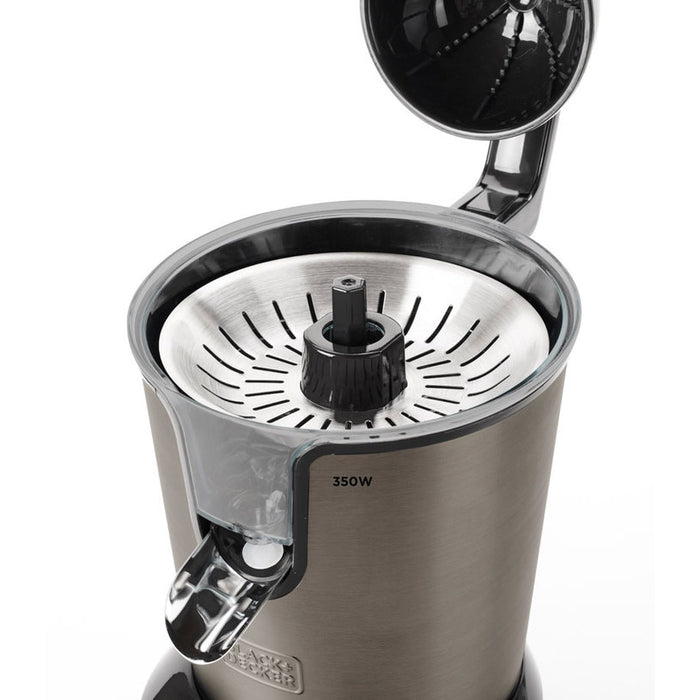 ЦИТРУСПРЕСА BLACK&DECKER BXCJ350E 350 W, INOX, 650.00 ml