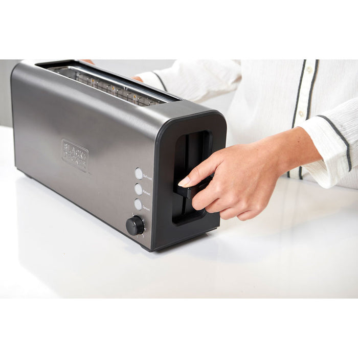 Тостер BLACK&DECKER BXTO1000E 1000 W, INOX