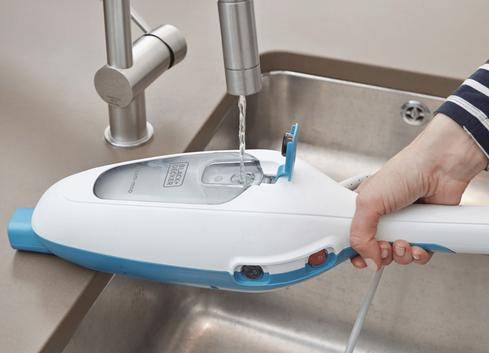 Парочистачка Black & Decker FSM13E1 0.38 L 1300 W Синя, Бяла