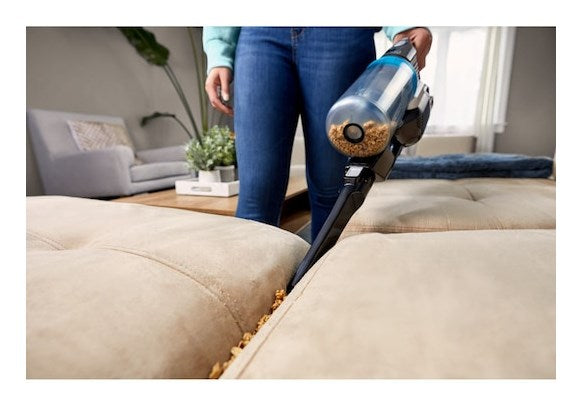Black & Decker BHFEB520D1-QW прахосмукачка/електрическа метла Батерия Суха Циклонна Без торба Черен, Сребрист, Прозрачен 2 Ah