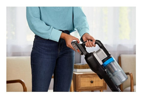 Black & Decker BHFEB520D1-QW прахосмукачка/електрическа метла Батерия Суха Циклонна Без торба Черен, Сребрист, Прозрачен 2 Ah