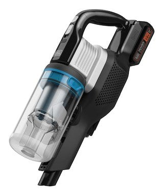 Black & Decker BHFEB520D1-QW прахосмукачка/електрическа метла Батерия Суха Циклонна Без торба Черен, Сребрист, Прозрачен 2 Ah