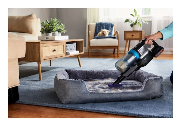 Black & Decker BHFEB520D1-QW прахосмукачка/електрическа метла Батерия Суха Циклонна Без торба Черен, Сребрист, Прозрачен 2 Ah