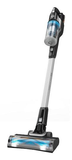 Black & Decker BHFEB520D1-QW прахосмукачка/електрическа метла Батерия Суха Циклонна Без торба Черен, Сребрист, Прозрачен 2 Ah