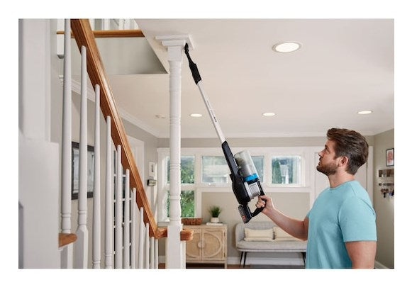 Black & Decker BHFEB520D1-QW прахосмукачка/електрическа метла Батерия Суха Циклонна Без торба Черен, Сребрист, Прозрачен 2 Ah