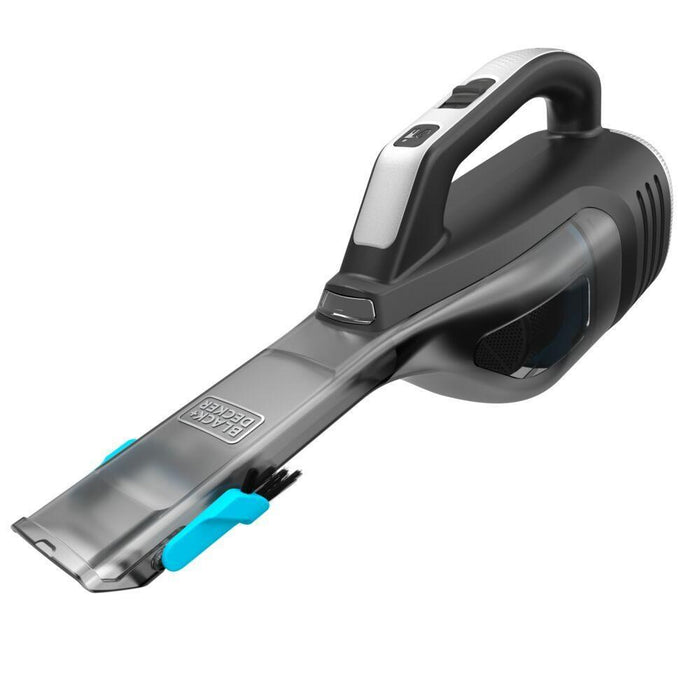 Ръчна прахосмукачка Black & Decker DVD320B Черен, Сребрист, Тюркоаз Без торба