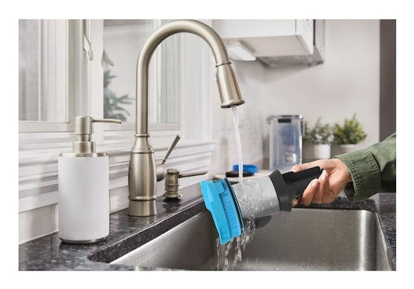 Black & Decker BSV520BRB-QW прахосмукачка/електрическа метла Батерия Суха Без торба 0.65 л Син 2 Ah