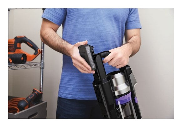 Black & Decker BSV520BRP-QW прахосмукачка/електрическа метла Батерия Суха Без торба 0.65 л 2 Ah
