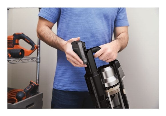 Black & Decker BSV525BLP-QW прахосмукачка/електрическа метла Батерия Суха Без торба 0.65 л 2.5 Ah
