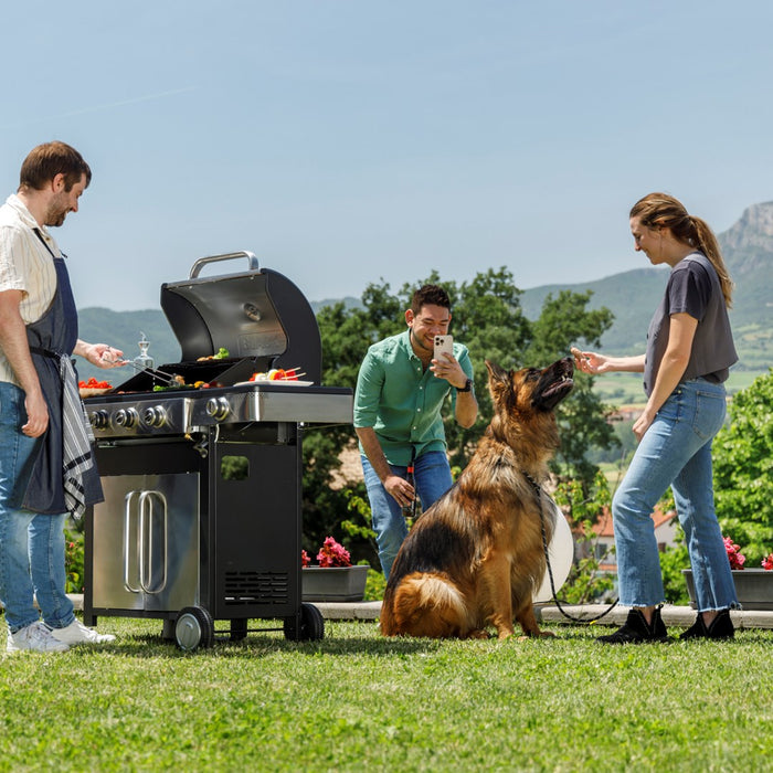 Газова скара Black+Decker BXOG12950E, 3 горелки