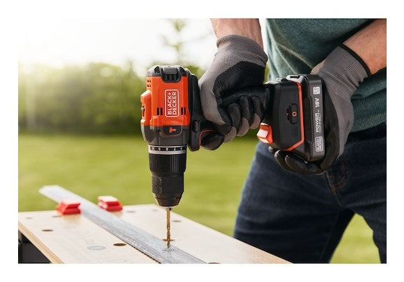 Бормашина Black & Decker BLD683XN-XJ 1800 об/мин 1 кг Черен, Оранжев