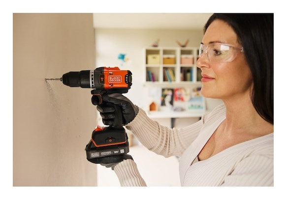 Бормашина Black & Decker BLD683XN-XJ 1800 об/мин 1 кг Черен, Оранжев