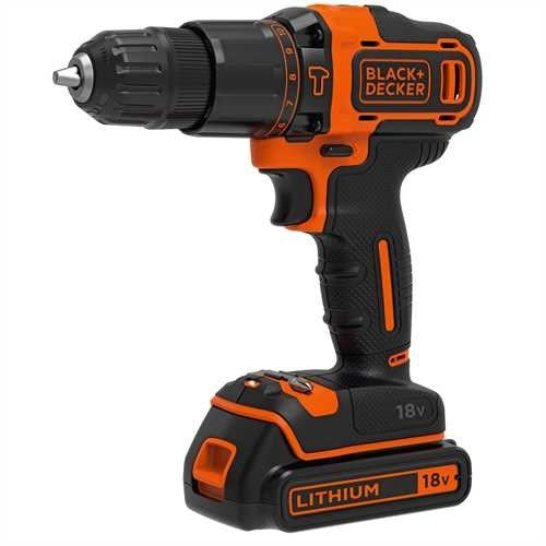 Бормашина Black & Decker BDCHD18-QW Черен, Оранжев 1400 об/мин