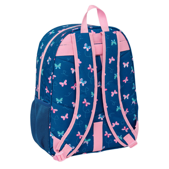 Училищна чанта BlackFit8 Mariposas Многоцветен 33 x 42 x 14 cm