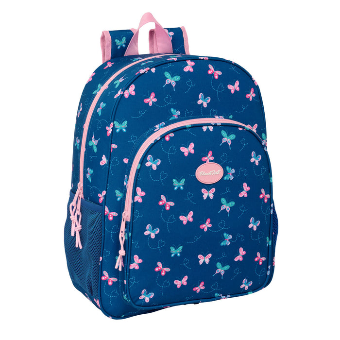Училищна чанта BlackFit8 Mariposas Многоцветен 33 x 42 x 14 cm