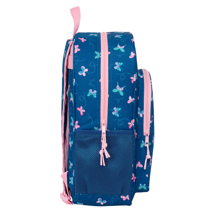 Училищна чанта BlackFit8 Mariposas Многоцветен 33 x 42 x 14 cm