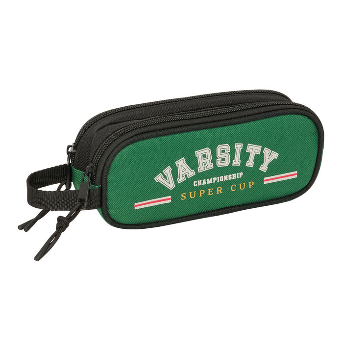 Пътническа Чанта BlackFit8 Varsity Черен Зелен 21 x 8 x 6 cm