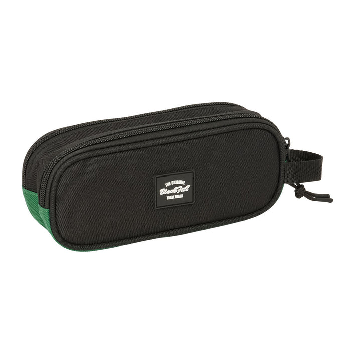 Пътническа Чанта BlackFit8 Varsity Черен Зелен 21 x 8 x 6 cm