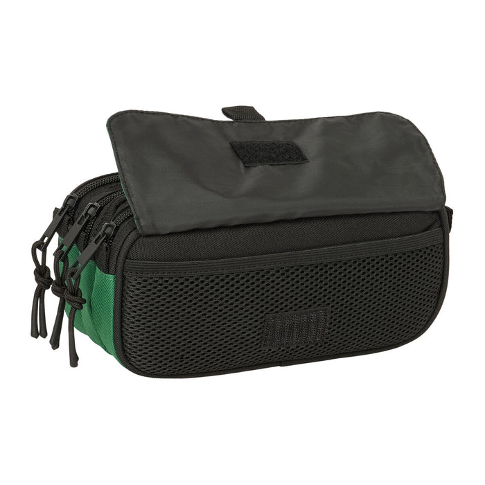 Пътническа Чанта BlackFit8 Varsity Черен Зелен 21,5 x 10 x 8 cm
