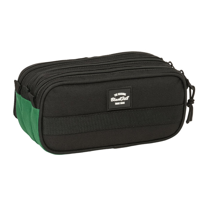 Пътническа Чанта BlackFit8 Varsity Черен Зелен 21,5 x 10 x 8 cm