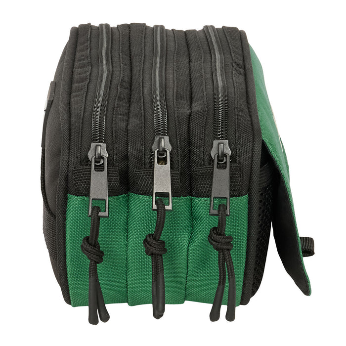 Пътническа Чанта BlackFit8 Varsity Черен Зелен 21,5 x 10 x 8 cm