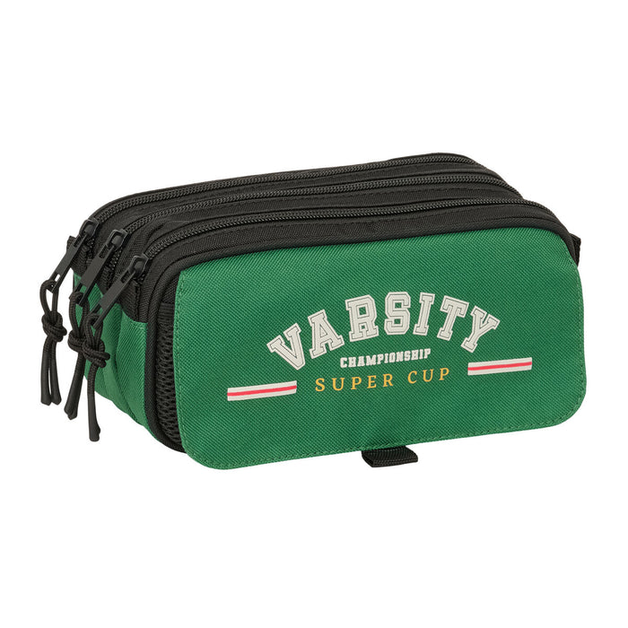 Пътническа Чанта BlackFit8 Varsity Черен Зелен 21,5 x 10 x 8 cm
