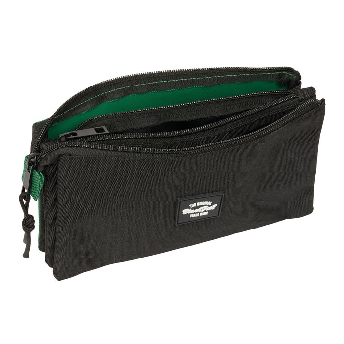 Пътническа Чанта BlackFit8 Varsity Черен Зелен 22 x 12 x 3 cm