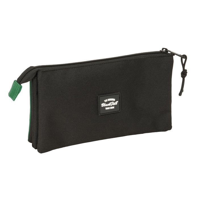 Пътническа Чанта BlackFit8 Varsity Черен Зелен 22 x 12 x 3 cm