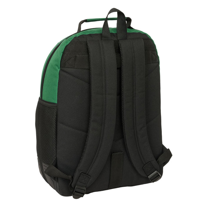 Училищна чанта BlackFit8 Varsity Черен Зелен 32 x 42 x 15 cm