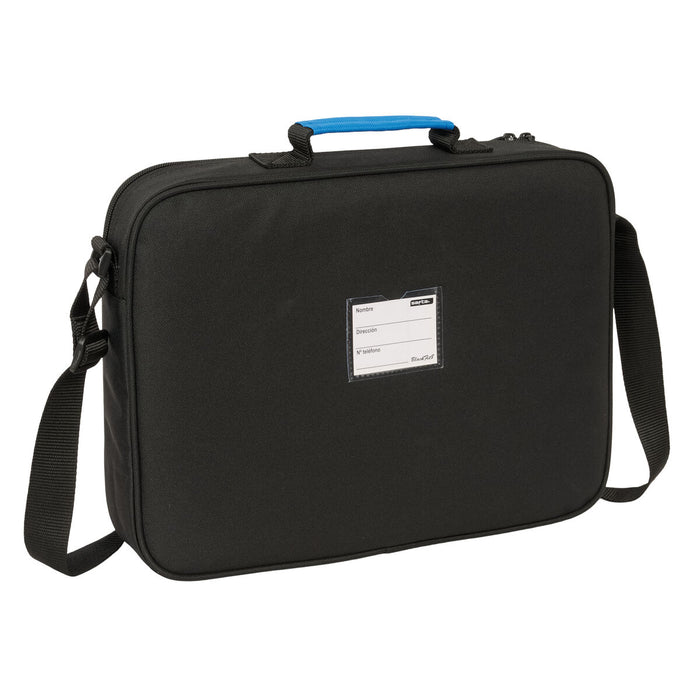 Училищна чанта BlackFit8 Underground Син Черен 38 x 28 x 6 cm