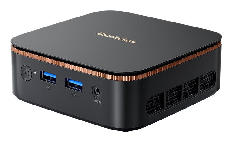 Мини компютър Blackview MP20 с Ryzen 3 3300U, 8GB RAM, 256GB SSD, Windows 11 Pro, черен