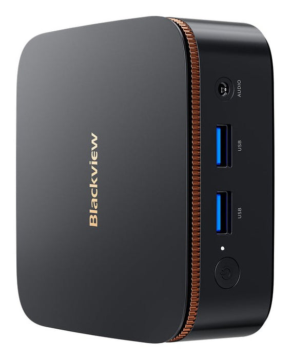 Мини компютър Blackview MP20 с Ryzen 3 3300U, 8GB RAM, 256GB SSD, Windows 11 Pro, черен