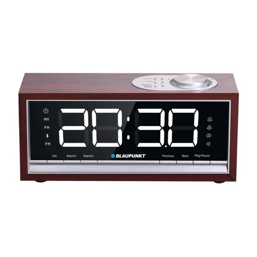 BLAUPUNKT CR60BT Bluetooth радио будилник кафяво дърво