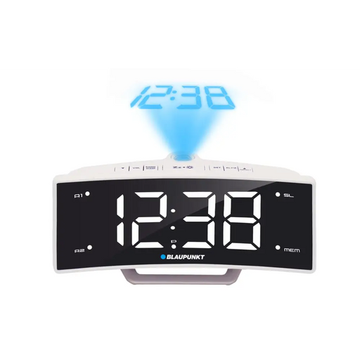 Blaupunkt CRP7WH радио часовник черен бял